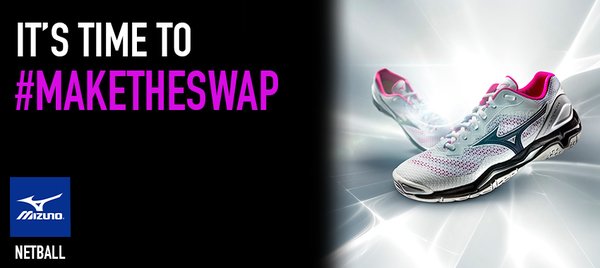 Mizuno Netball Launch the #MakeTheSwap Campaign - Mizuno Australia upflow.co/l/Fdo0