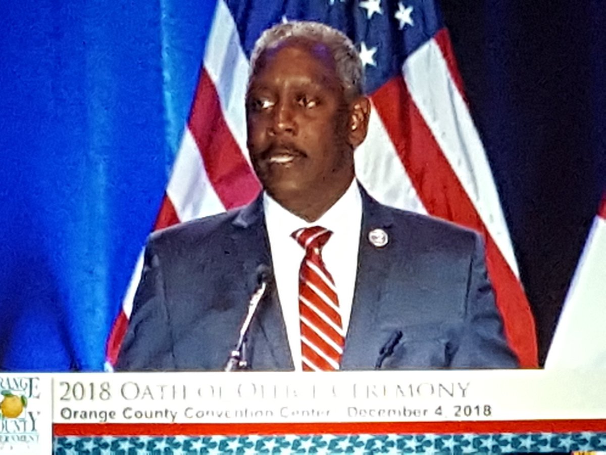 MinnieFurReal's tweet photo. @jerrydemmings sworn in as Orange County Florida Mayor with touching tribute to his family. #orangecounty #florida #ocmayor https://t.co/QzrdfCialT