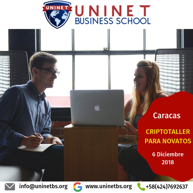 uninetbs's tweet photo. ¡Iníciate en este mundo!

Participa en nuestro programa: CRIPTOTALLER para novatos.

Tendrá lugar en Caracas, el 6 de diciembre del 2018.

Inscríbete en nuestra página web (ubicada en nuestra bio).

#uninetbs #criptomonedas #bitcoin #ethereum #criptonoticias #blockchain https://t.co/ZETkei5p5Q