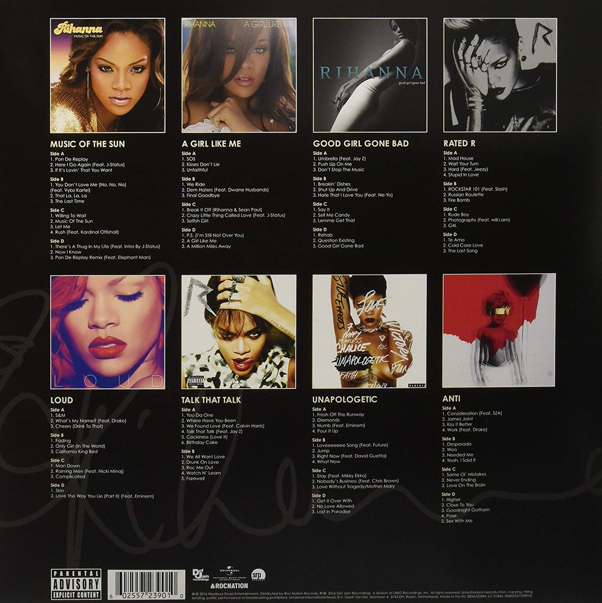 Rihanna News Rihanna Studio Album Vinyl Box 15 Lp T Co Dhmogxxkhs