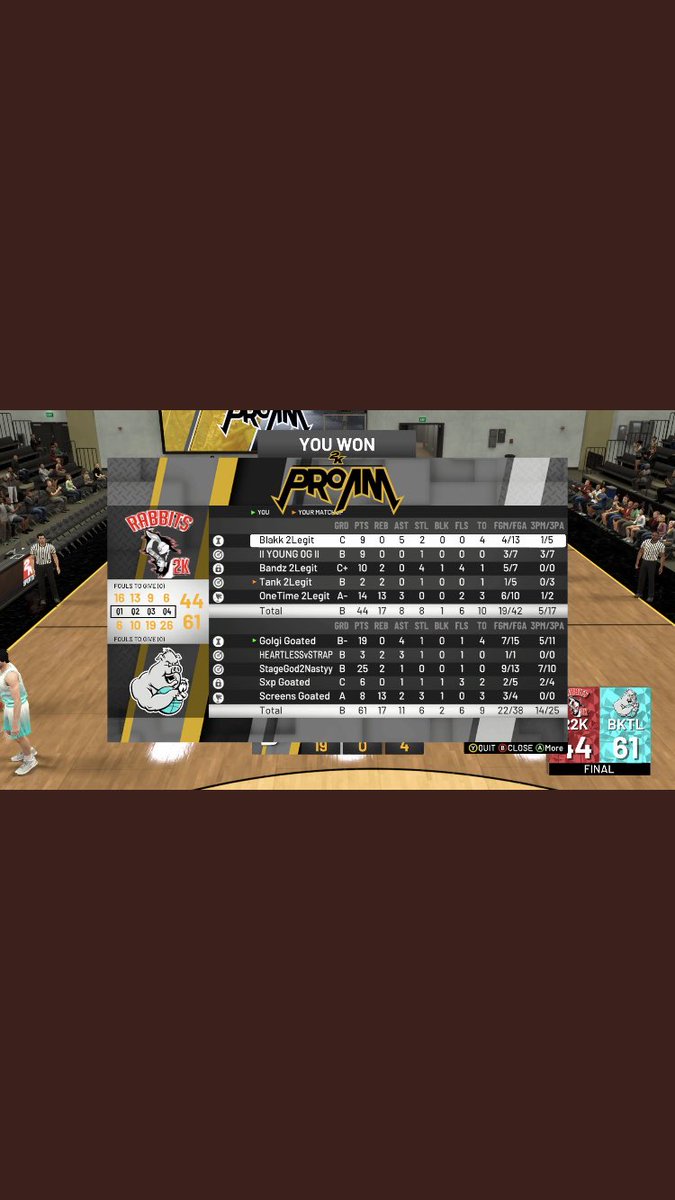 TeamJusticeUS's tweet photo. GG’s to @Rabbits_2K One hell of a game @Blakk2Legit ✈️⚡️#TimelineTakeover 🔥 https://t.co/NQ56iIfMVO