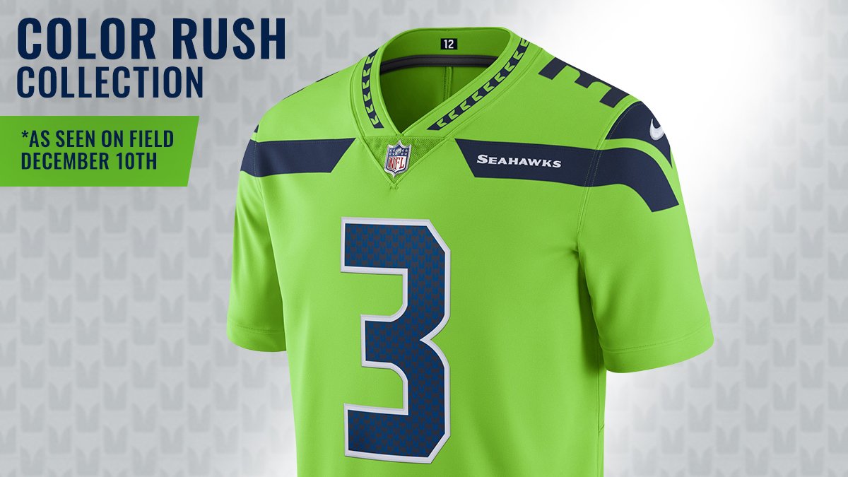 seahawks action green jersey