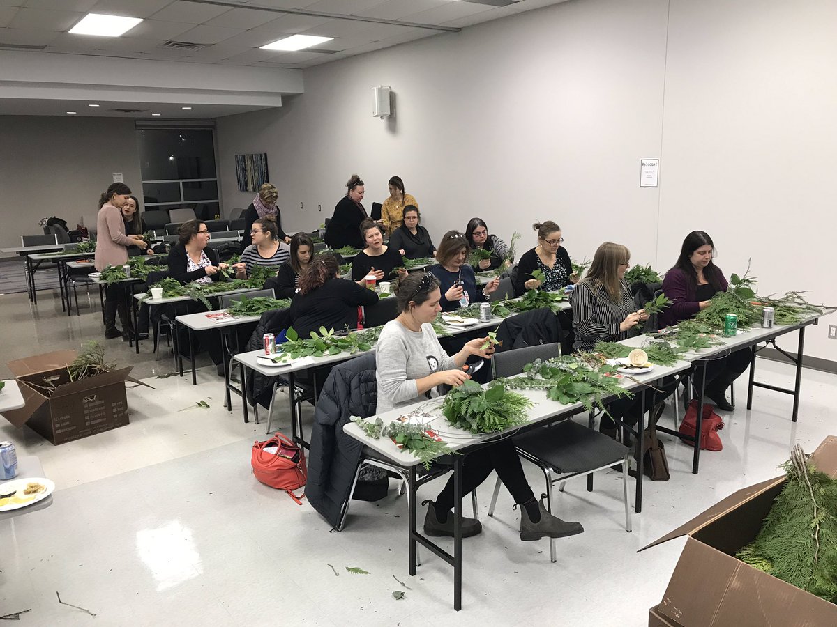kimsten's tweet photo. Winter Plant Night at the @ETFOWaterloo office. Thanks #environmentalcommittee for such a great event. https://t.co/6zA0adYCsf