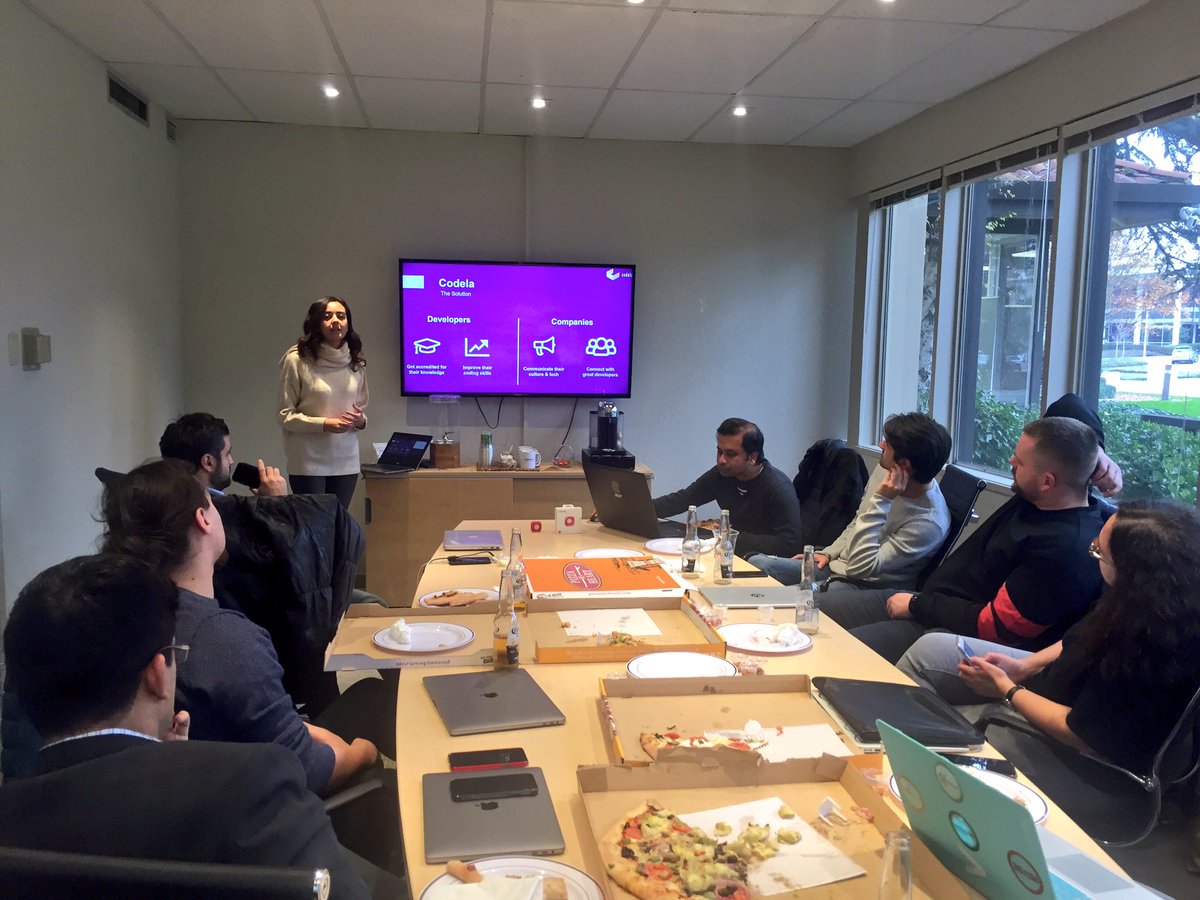 Teams are getting prepared for upcoming demo days! Many thanks to <a href="/InventusLaw/">Inventus Law</a> for being the host of this Pitch Rehearsal event!! <a href="/3SLandingPad/">3S Landing Pad</a> <a href="/heycodela/">Codela</a> <a href="/smartmimic/">Manon-Marie Bouvier</a> <a href="/Verismartai/">Verismart</a> <a href="/Optiyol/">Optiyol</a> <a href="/sensfix/">sensfix</a> <a href="/CabtureMedia/">Cabture</a> @Starcampsv