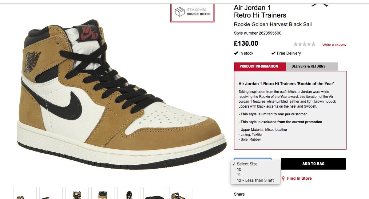 jordan 1 rookie of the year restock