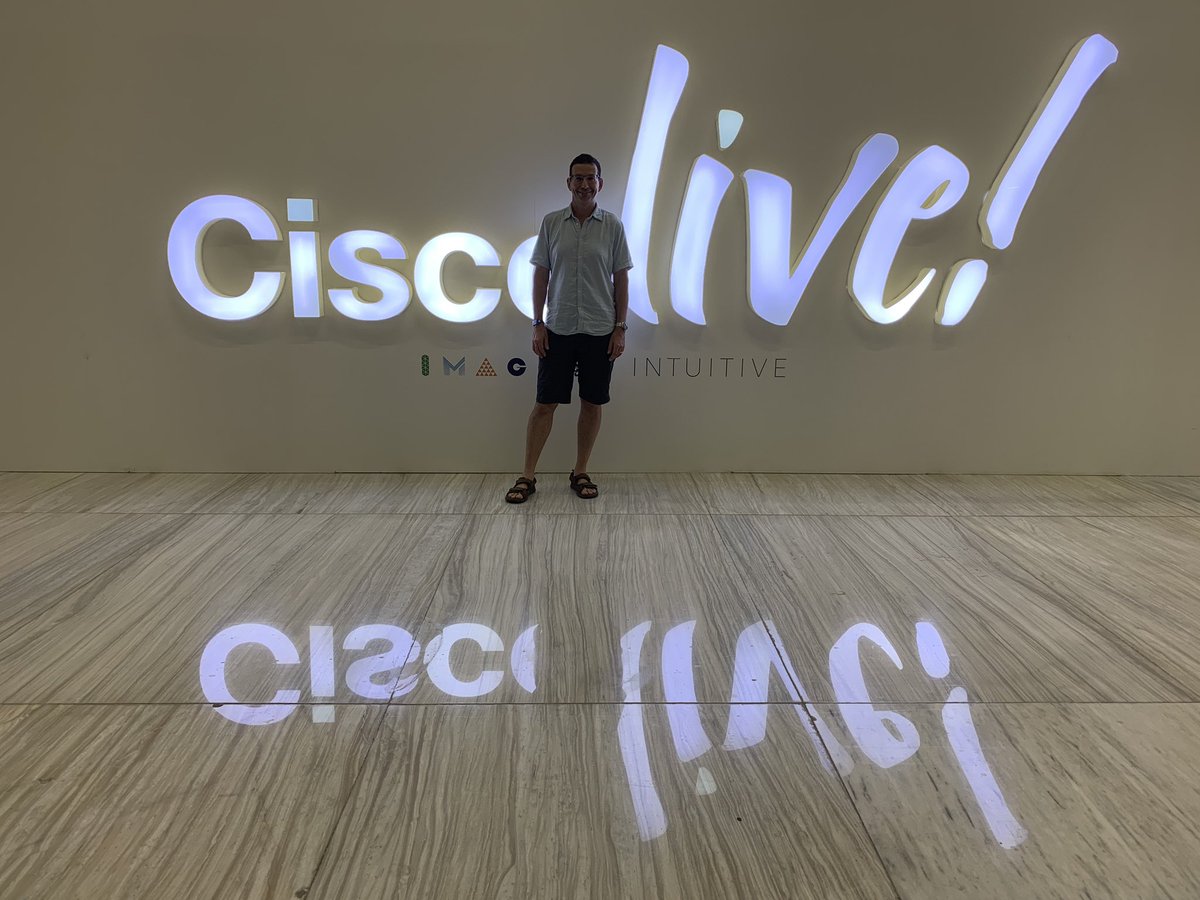 leonb's tweet photo. Looking forward to my presentation Thursday at #CiscoLiveLA https://t.co/BQhGaIFjyy