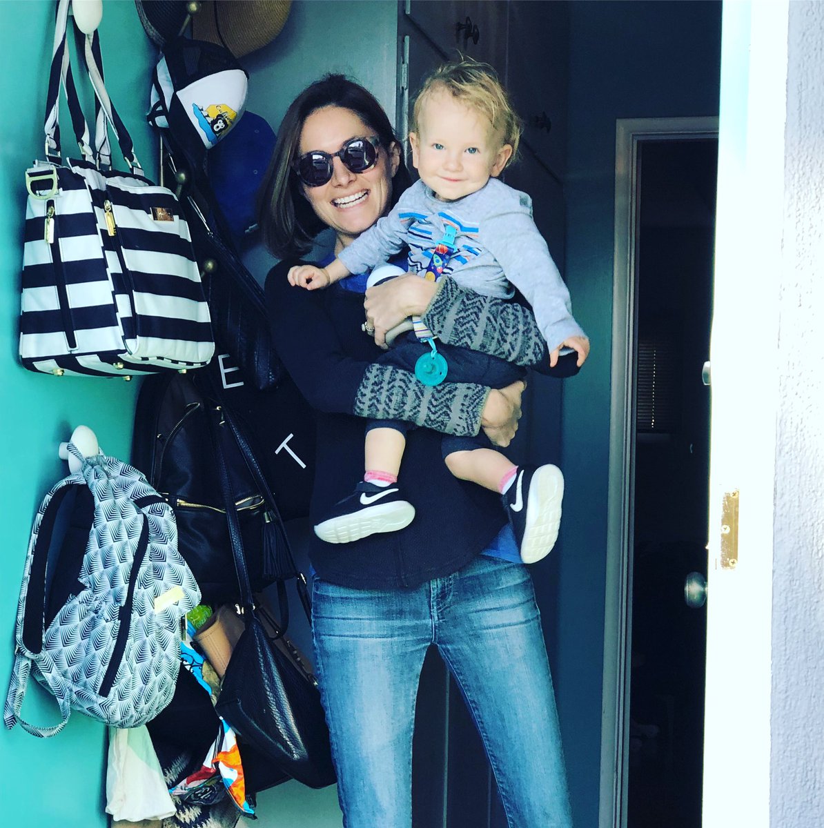 IamChrisMann's tweet photo. My babies are home!  (For 24 hours) @thelauramann #hugomann https://t.co/4WcPVIKnxZ