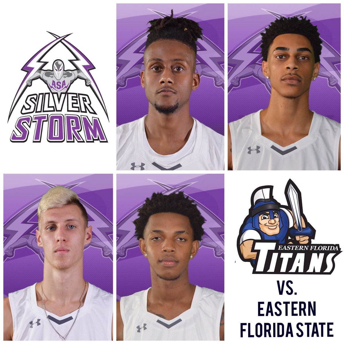 ASASilverStorm's tweet photo. Your #ASAMiamiMBB starting 5 for tonight's game vs. @efscTitans
#SebastianJean
@MMaturah3
#MarquiseJones
@jarynmccann
@ShiftTeam_Jayyy
@rmfmagazine @DoobieRmf @miamidadebb @Hoop_MIA @NJCAABasketball https://t.co/2ayeDH0cte