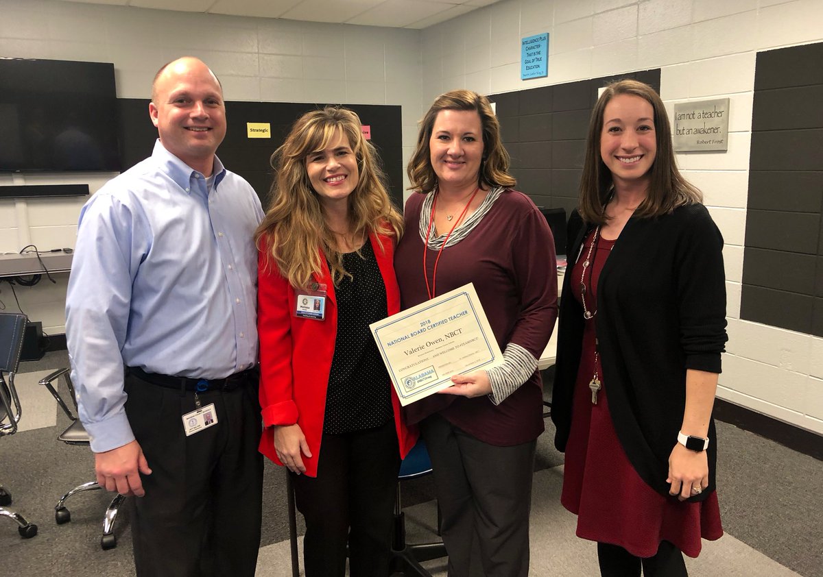 mjshields's tweet image. Made it to a few @MadCoSchools this afternoon to celebrate new NBCTs!!  They had 10 certify! Wow! @RivertonElem @BuckhornMiddle  #NewMarket #AccomplishedTeaching @AlabamaDeptofEd @SuptMattMassey