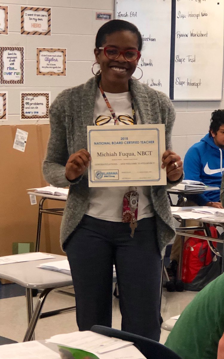 mjshields's tweet image. Made it to a few @MadCoSchools this afternoon to celebrate new NBCTs!!  They had 10 certify! Wow! @RivertonElem @BuckhornMiddle  #NewMarket #AccomplishedTeaching @AlabamaDeptofEd @SuptMattMassey