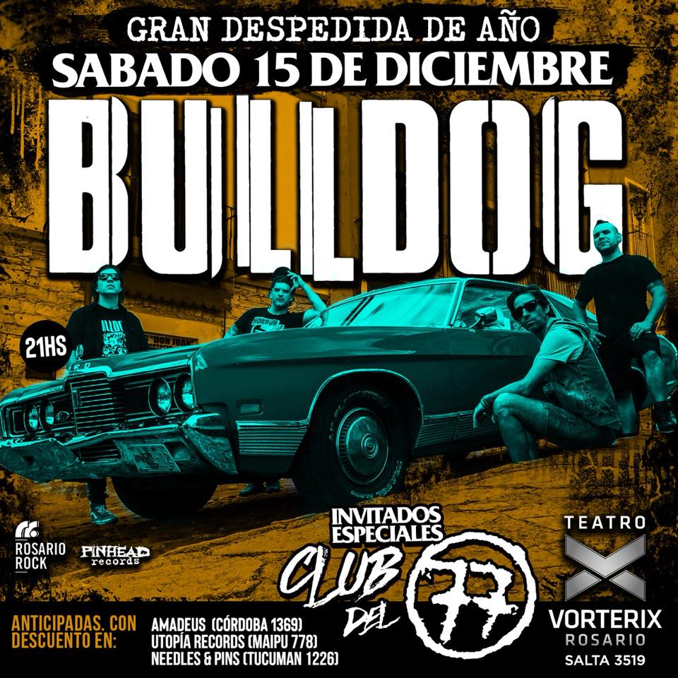 HacemosAlgo's tweet photo. Sabado 15 de Diciembre - Los amigos de @BULLDOGPUNK despiden el año en @RosarioVorterix y nosotros regalamos entradas!! Para participar solo tenes que seguirnos, hacer RT y mencionar con quien te gustaria ir!! #HacemosAlgo #Rosario #Rosarinos https://t.co/BMGNMtbOkE