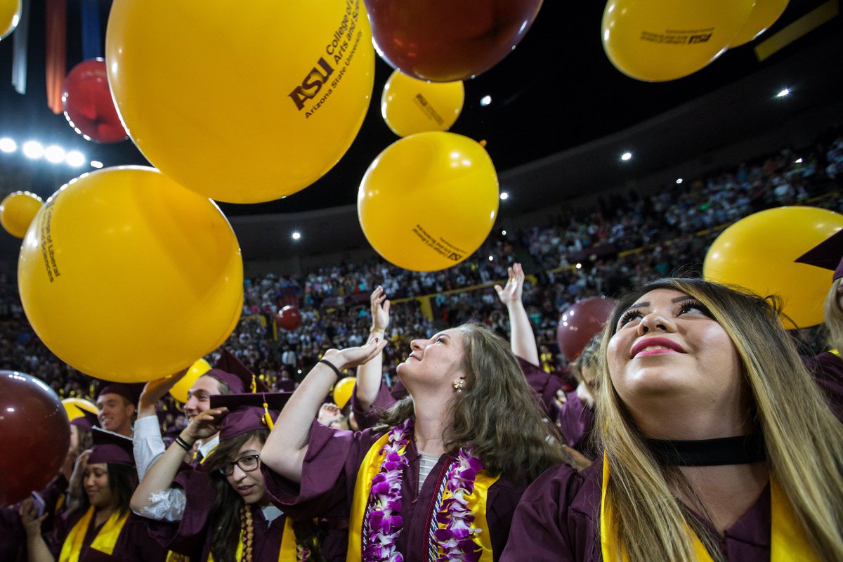 ASUTheCollege's tweet photo. One week from today, more than 2,000 #asuCLAS students will become #SunDevilAlumni!
To celebrate, we'll be sharing the stories of some of our wonderful graduating students throughout the week. 🎓🔱 https://t.co/Eq7G6xdR15