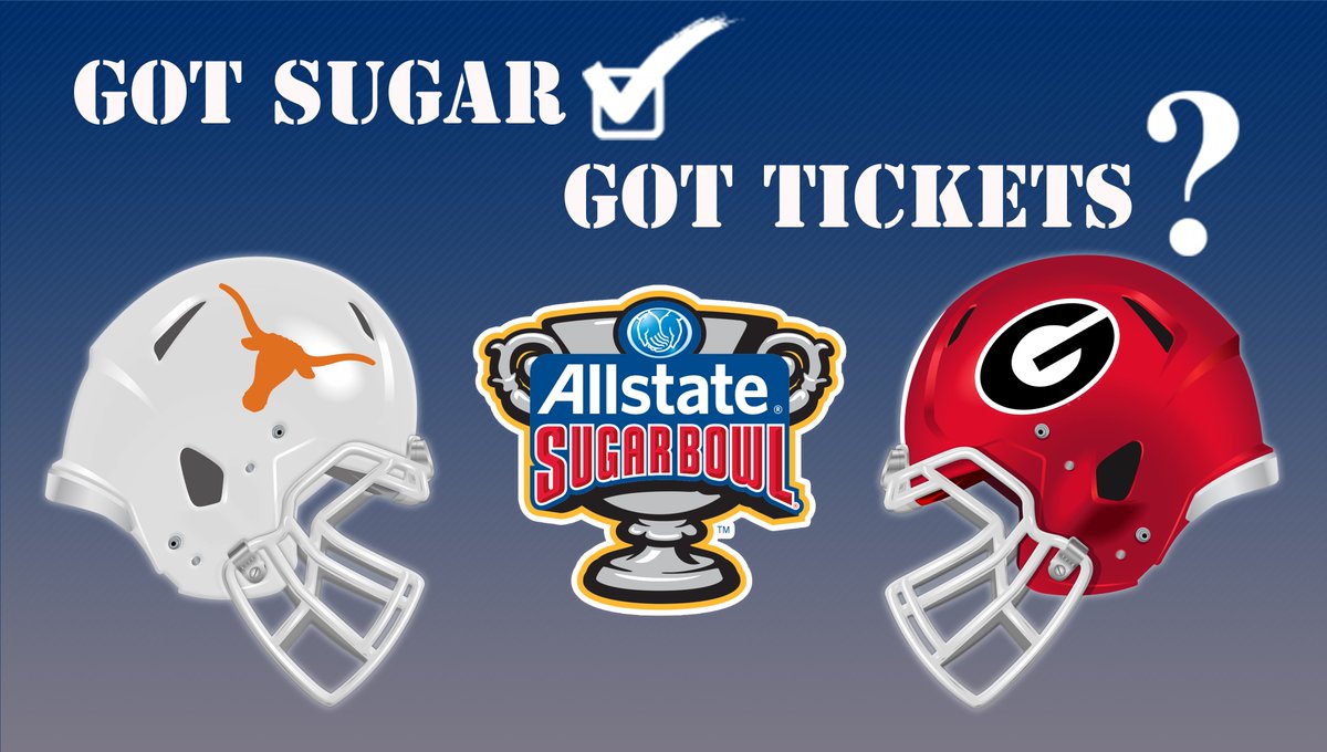 RT for a chance to WIN a #SugarBowl pullover! Winner will be chosen tomorrow at random! Must be following @SugarBowlNOLA ticketmaster.com/allstate-sugar…