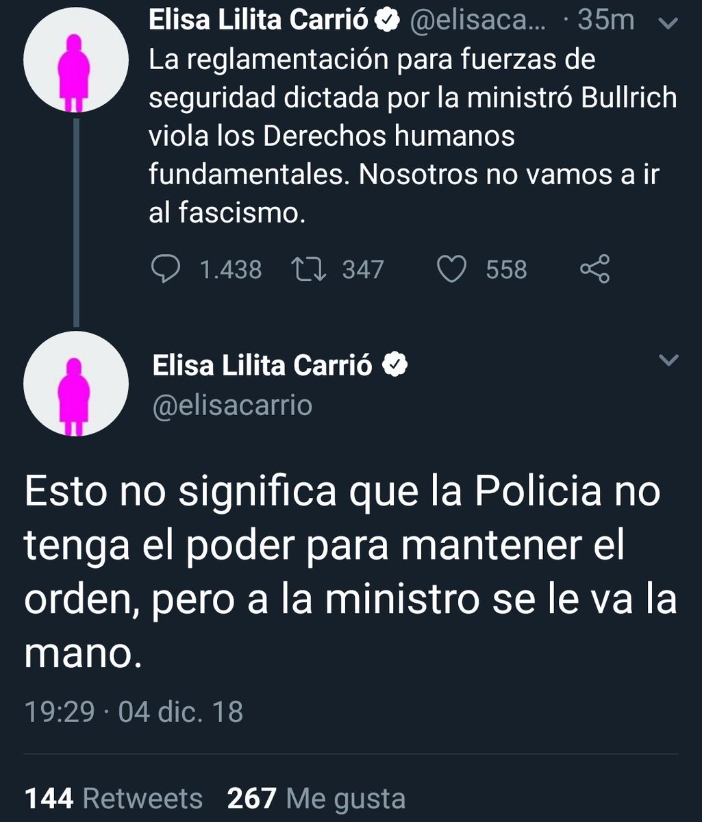 HOLA! Volvió Lilita y arremetió contra <a href="/PatoBullrich/">Patricia Bullrich</a>