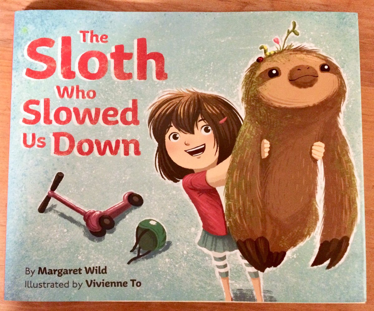 ShauneBeatty's tweet photo. Just read another teacher requested book! A beauty! If @PrideInThePaw Royals want to hear about the wonderful influence this sloth had on others, pick it up at the library & read! #SaskReads #RoyalsRead https://t.co/qQrTKjvUqX