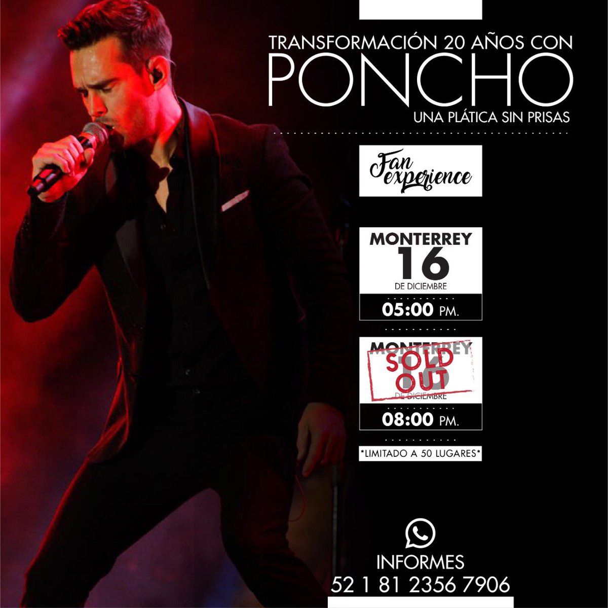 ORMMonterrey's tweet photo. Risas, charla, música... todo eso y más te espera si asistes a la convivencia del 16/Dic en #Monterrey con @Ponchobaca!!!

⚠️ Últimos lugares ⚠️ 

Consigue tu acceso por Whatsapp al 📱 +52 1 81 2356 7906 
🔗Link directo: https://t.co/eNH7qFu7tP https://t.co/PFaO8oGnbH