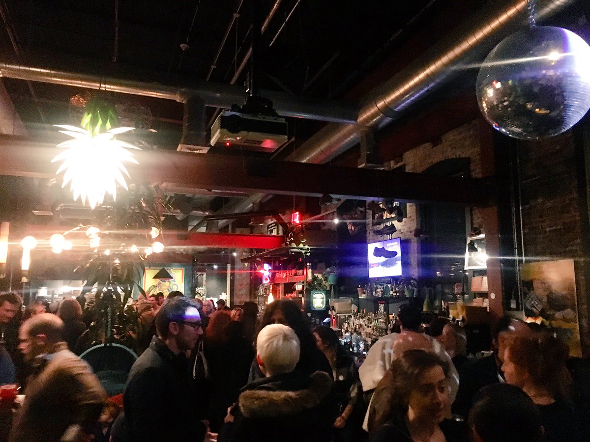 We’re at <a href="/trooppvd/">Trooppvd</a> for the DxRI Happy Hour! Packed room of designers &amp; design lovers celebrating the holidays. Thanks to Troop for donating delicious bites 🙌