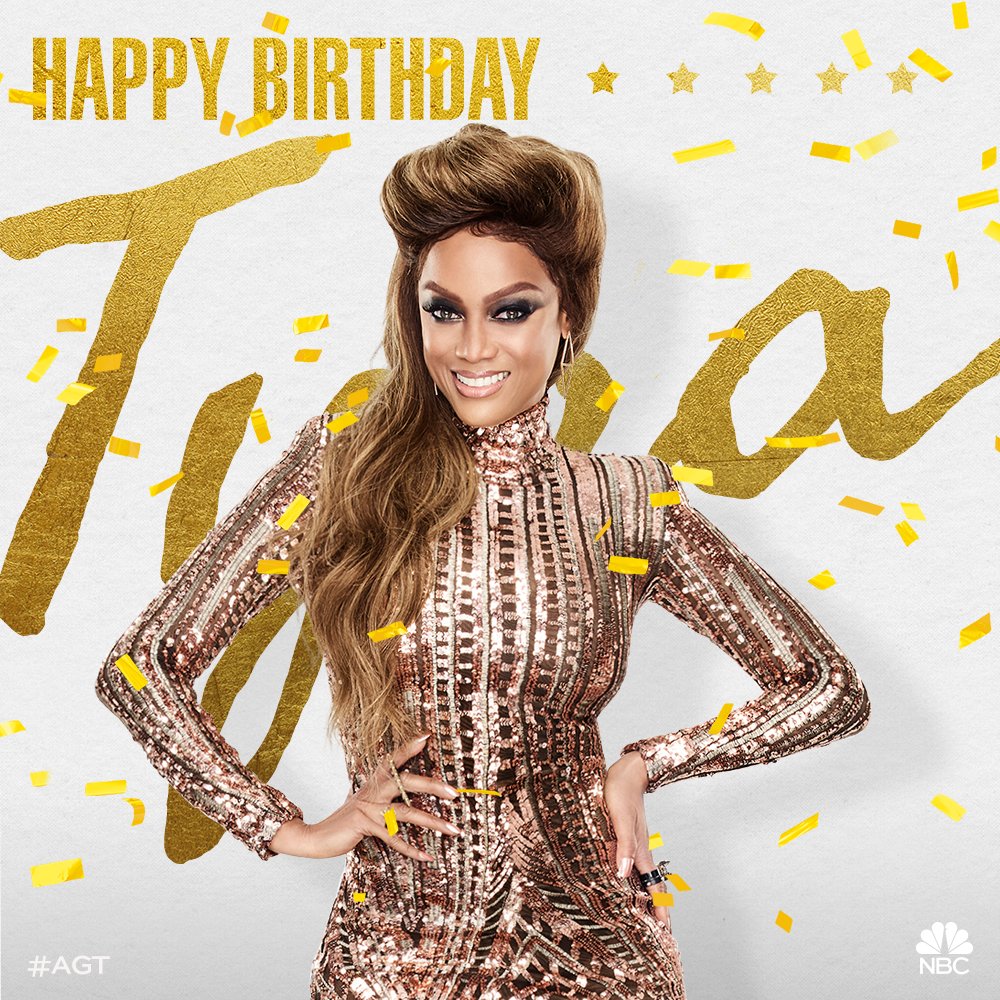 Let's all celebrate the queen of slay, @tyrabanks! 🎉

RT to send her all your birthday wishes. 🎂