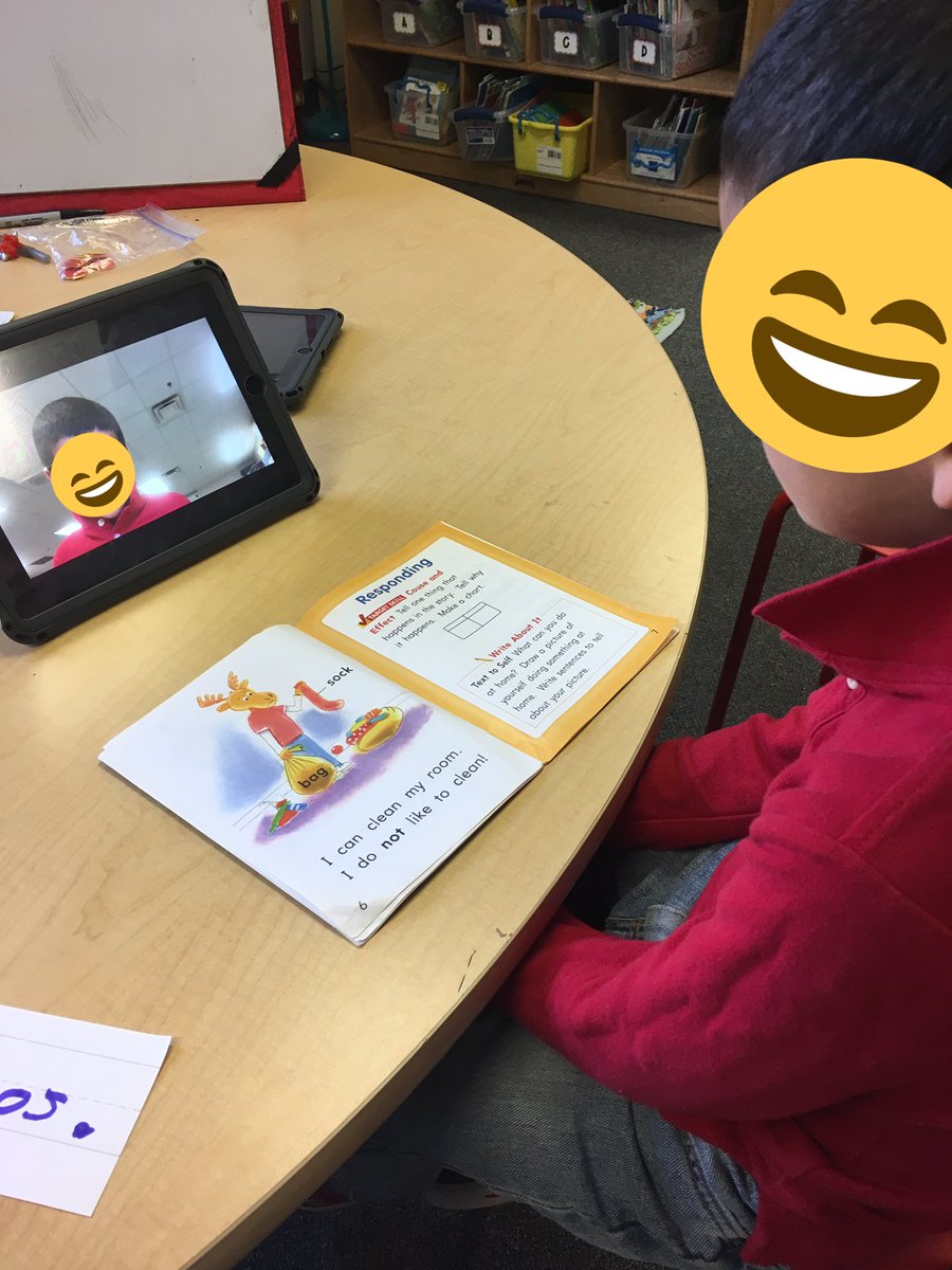 cottrell_mm's tweet photo. Listening to ourselves read to check for fluency! @McWhorterES #MCWGameOn https://t.co/vTIzKRiOjM