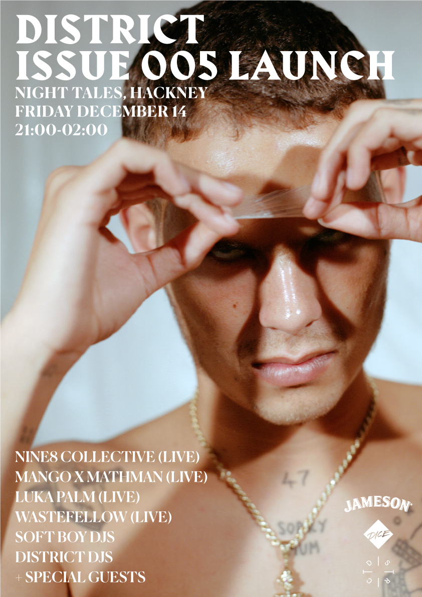 Line up for our launch in Night Tales, Hackney is live!

One of the most exciting crews in London, NiNE8 COLLECTIVE, will be performing live. Plus Mango x MathMan, Luka Palm, Wastefellow &amp; Soft Boy Records DJs x

Tickets are £6 &amp; include copy of Issue 005: bit.ly/2BS7Fe5