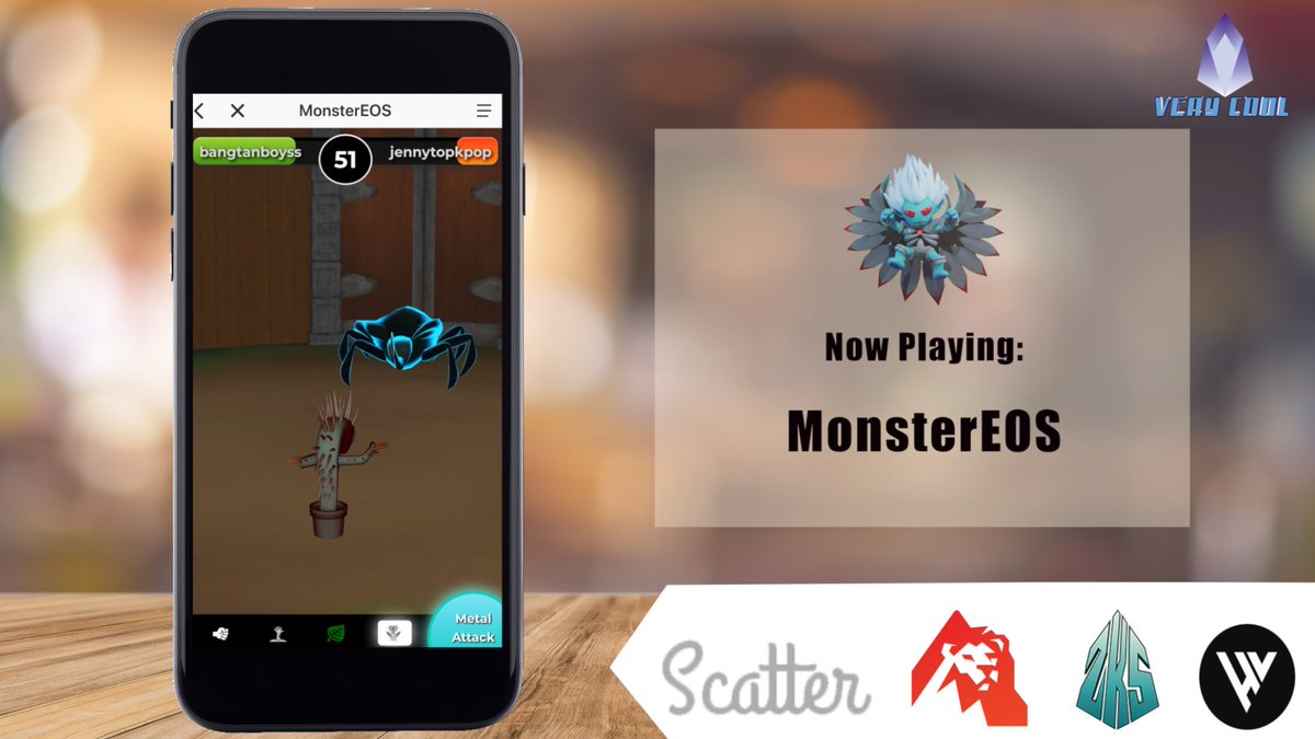 EosVeryCool's tweet photo. NEW VIDEO! We show you gameplay of MonsterEOS, but this time taking it to mobile. We show you how to play the 3D #EOS game using the https://t.co/mLQUWfyzGs app. Check it out https://t.co/VtHkedRnVs. @Get_Scatter @EOS_CryptoLions @MonsterEos @MeetDotOne #gaming #crypto #fun https://t.co/CATHN9og2c