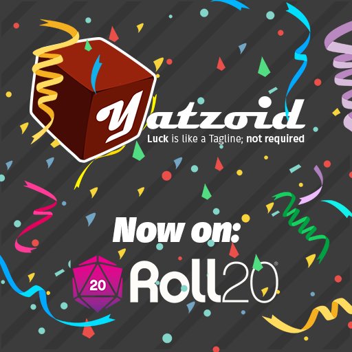 yatzoid's tweet photo. We are finally #released on @roll20app! Buy the game here:
https://t.co/yf22vtY4E0
Try it, remix it, break it and tell us all about it!
#gamedev #gamedevelopment #indiedev #indiegames https://t.co/59V3llMkOI