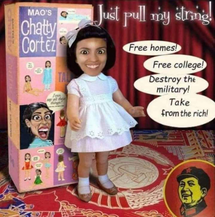 BlackSheepDawg's tweet photo. That perfect "X-Mas" gift for your favorite #PreciousSnowflake. The #NotoriousAOC. 

**Don't give "Christmas" gifts to #PreciousSnowflakes or you will #Trigger them with your Judeo Christian based Western traditions and shameful participation in Capitalism.** ~ @UnhyphenAmerica https://t.co/QYoOIxNCZO