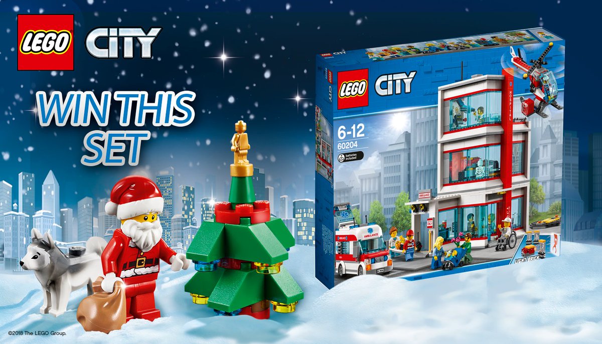 🎁 WIN 🎁 We've got 20% off LEGO City, Technic and Creator 👉 bit.ly/2PksJNI To celebrate we're giving you the chance to win this LEGO City Hospital set worth £69.99!! 🌟 To win simply RT, LIKE &amp; Enter your email: bit.ly/2PkxGGi 
Comp closes 10/12/18 🎅