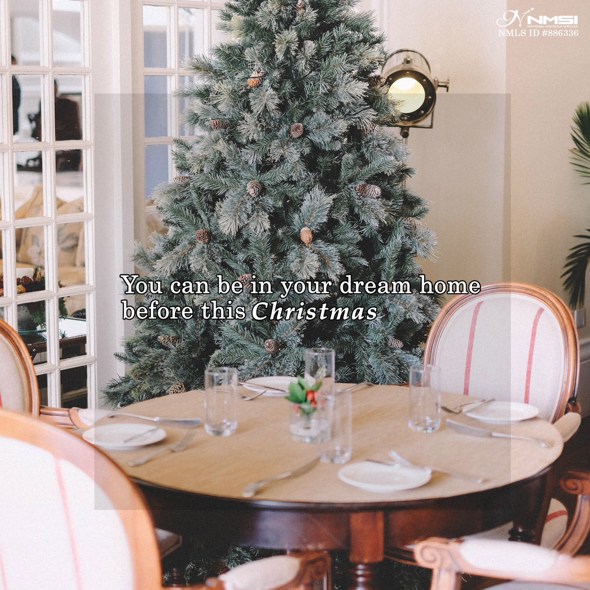nmsiinc's tweet photo. Happy December🎄

You can spend this Christmas morning in your dream home.
Visit our website or contact your Account Executive today!

https://t.co/kLJF3W44CV
🏡NMLS ID : 886336

#homeloan #dreamhome #househunting #holiday2018 https://t.co/uWOzuGG70E