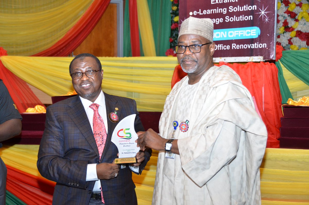 nnpclimited's tweet photo. πΈ Highlights: Earlier today, GMD @NNPCgroup @DrMKBaru officially declared open the "CS Connect", the Corporation's new platform where all the units under the Corporate Services Autonomous Business Unit showcased their activities towards better service delivery.
#csconnect2018 https://t.co/rPBnh9HE7z
