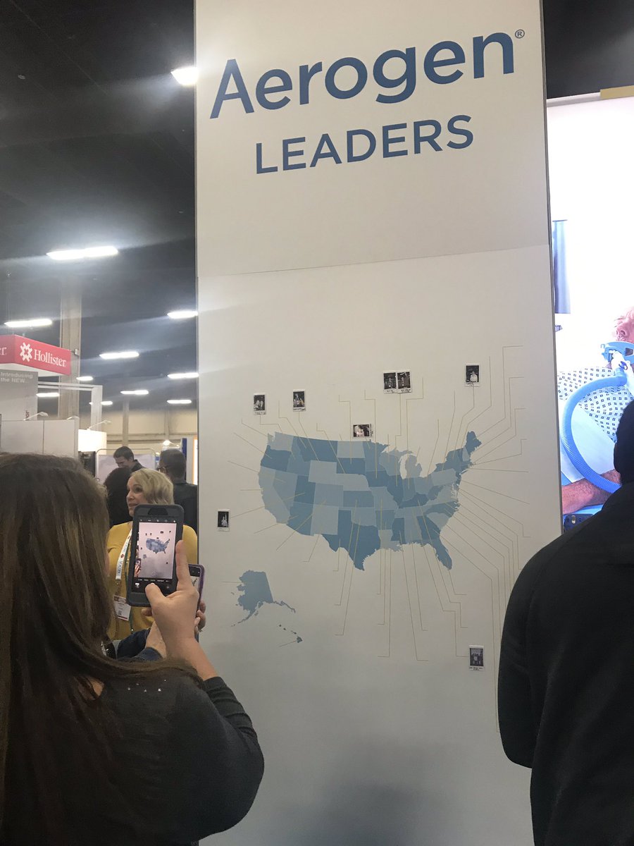 Aerogen's tweet photo. Come, pose, share! Calling all Aerogen Leaders to our #aarc18 booth to show us where our leaders are . Visit to get your hospital ready for #fluvolution https://t.co/aveNFv5OaV
