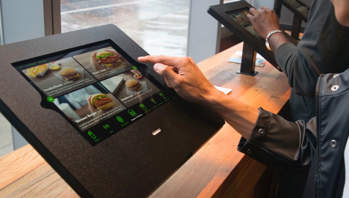 RestrntSpaces's tweet photo. Thanks to efforts from chains like @ShakeShack and @McDonalds, kiosk ordering is gradually paving the way to restaurant automation #restaurantdevelopment 
https://t.co/M7JBRyG6hi https://t.co/LiZHBARZ68