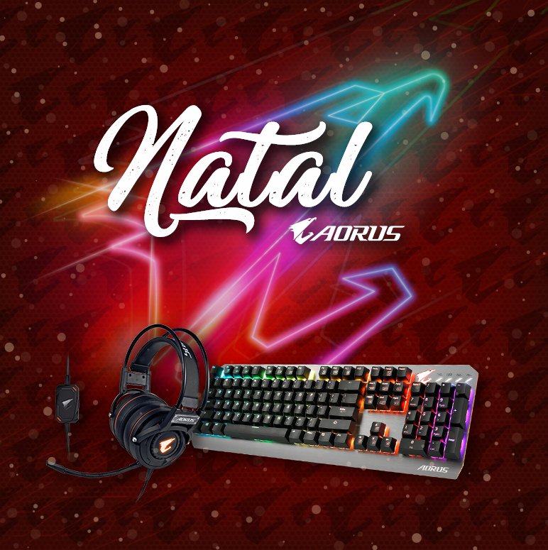 AORUS_Brasil's tweet photo. 🗣️SORTEIO
NATAL AORUS tem Headset H5 e Teclado K7 de presente!
É só seguir todos os passos do link e esperar o sorteio!
👉👉https://t.co/CL1QexoKMm https://t.co/7WH4QJ7TJ7