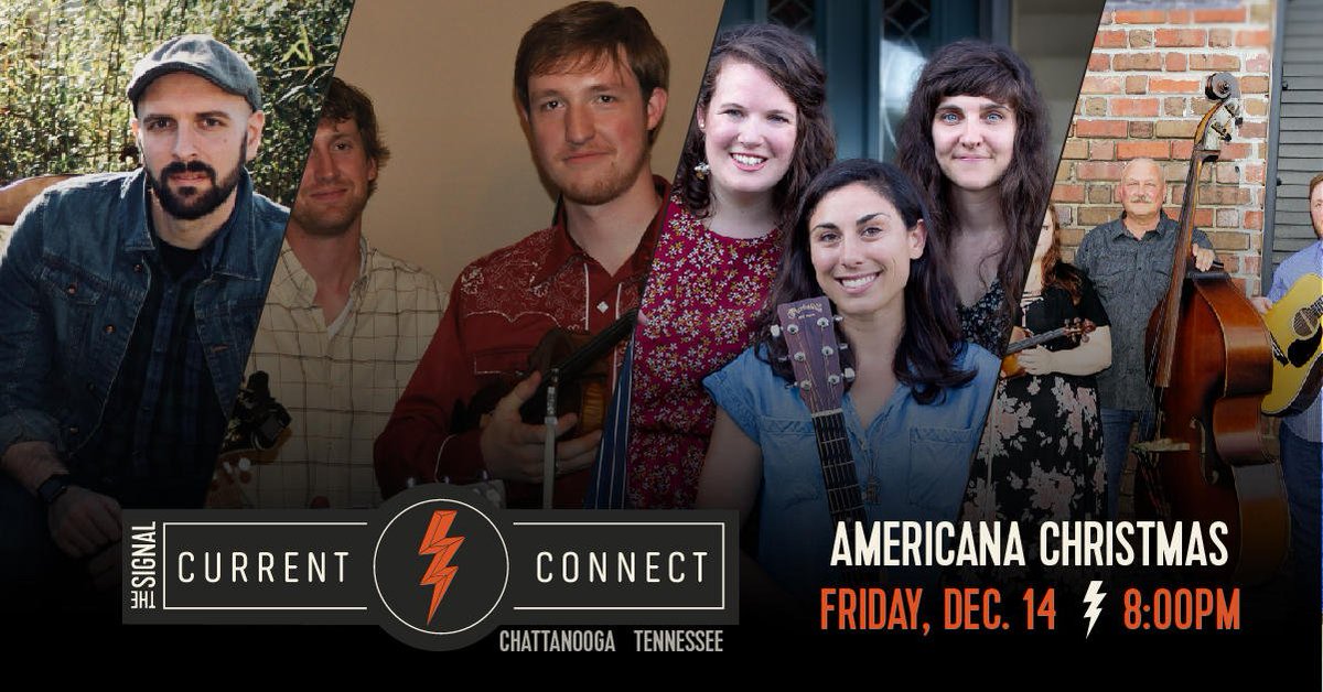 Come get in holiday spirit w/ #CurrentConnect Americana Christmas 🎄
Coming up next Fri, Dec 14th
Don't miss out on the amazing show ft <a href="/SlimPickingrass/">SlimPickinsBluegrass</a> <a href="/BFNandCo/">Barefoot Nellie & Co</a> <a href="/TheF00THILLS/">The Foothills</a>  &amp; Dovetail Trio playing originals as well as holiday classics

🎟️: fal.cn/SecT