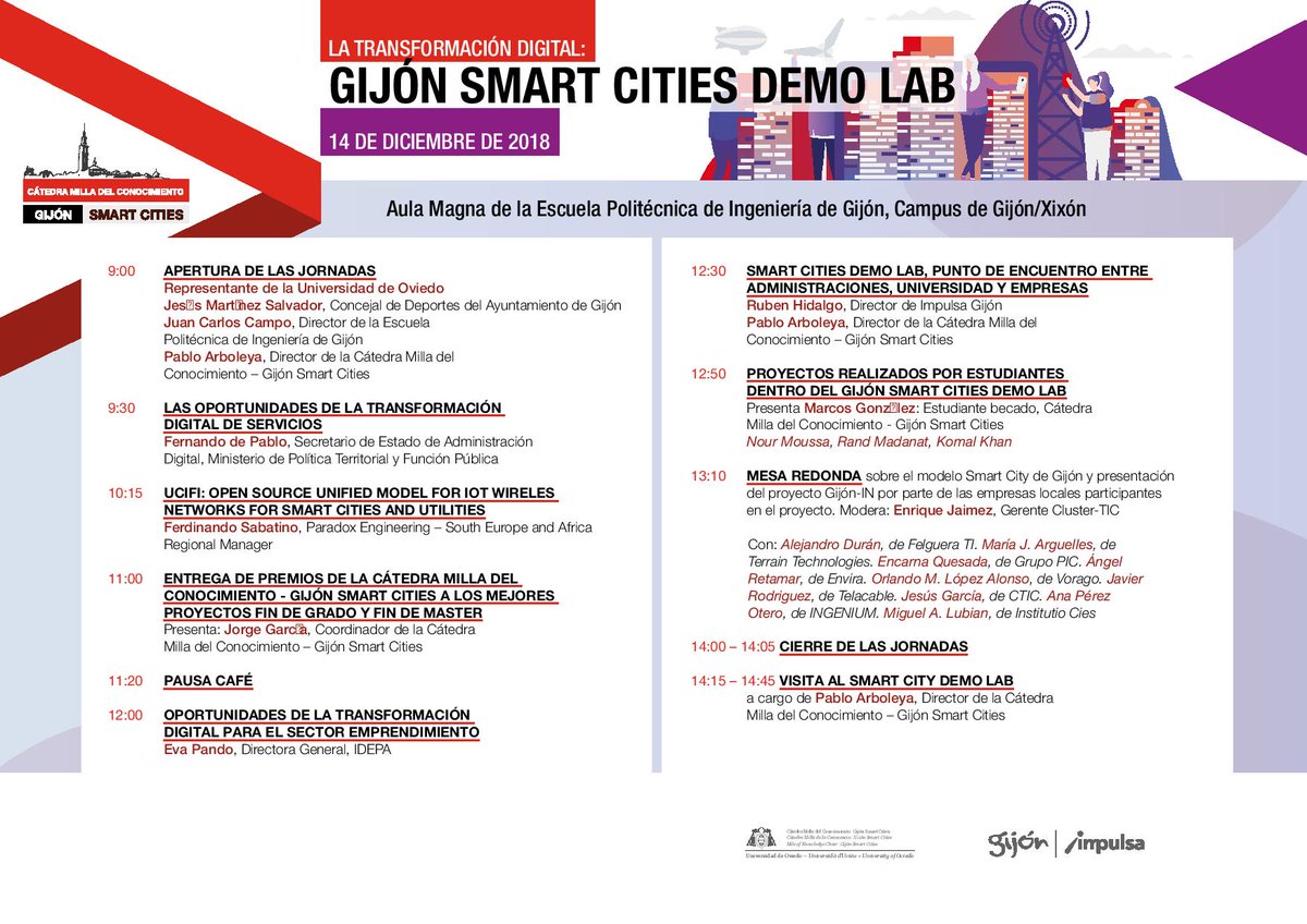 No te pierdas las jornadas sobre transformación digital que organizaremos el próximo viernes 14 de diciembre en el aula magna de la Escuela Politécnica de Ingeniería de Gijón. 
Formulario de inscripción:
goo.gl/forms/WKZmGGS6…