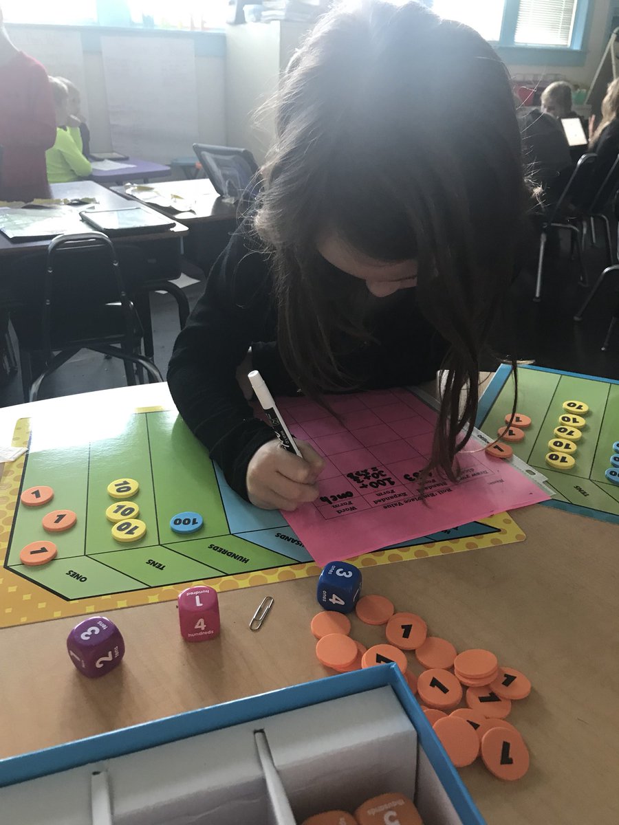 Place value stations to wrap up this first Tuesday in December!