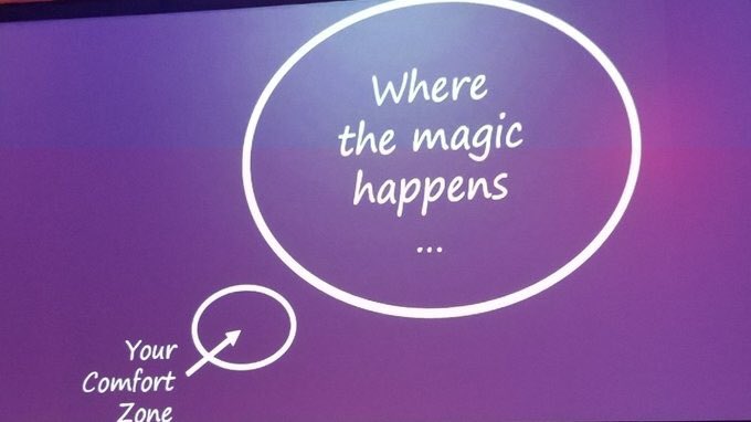 CarovaTeach's tweet photo. Sometimes we have to step out of our comfort zone to make a difference in our student’s educational lives and purposefully integrating technology into instruction!  #VSTE18 @Thalia_Ele @vabits @ITSMalibuSurfer https://t.co/DvyhNGk0jd