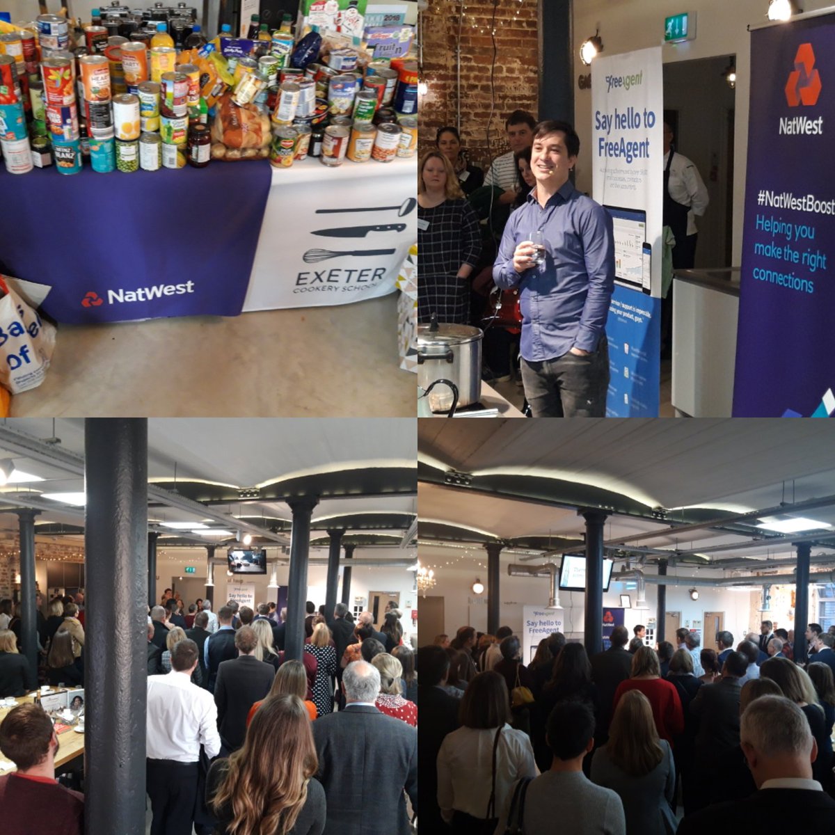 jamescourt77's tweet photo. Wow! What a response! #thankyou everyone who donated to @ExeterFB today! @andjdavies for an #inspirational talk and @cookinexeter (as always) for hosting us so well! #NatWestBoost saw out the year in style! #MerryChristmas everyone, your support is amazing! #thankyou #Exeter https://t.co/iAW9kK8PH1
