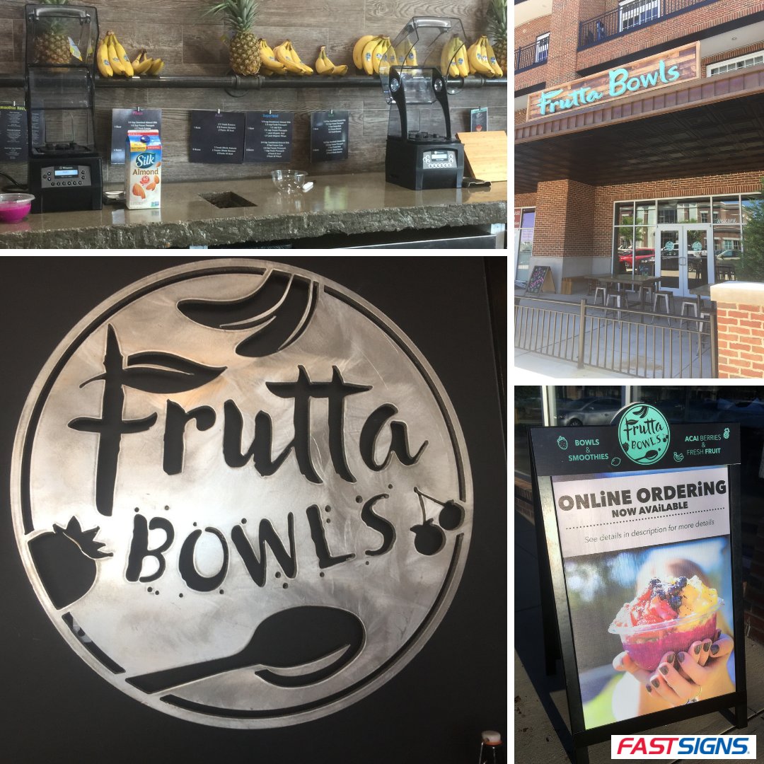 Make FASTSIGNS your one stop shop for all of your signage needs. See how FASTSIGNS helped Frutta Bowls scale their franchise from 3 to 28 stores by providing a consistent brand across all locations. #FASTSIGNSDidIt