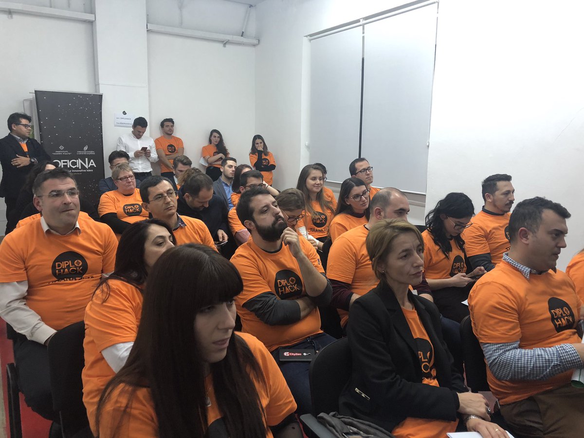 teutavodo's tweet photo. I wish much success to the participants of #DiploHack Tirana 2018! 👏
@DrejtesiaGovAL welcomes the initiative of the #AlbanianInstituteofScience, #OTTOnomy the #NetherlandsEmbassy in 🇦🇱 to train young people on "How to enhance public and civic accountability in Albania 🇦🇱 https://t.co/5io4T2Hk3g