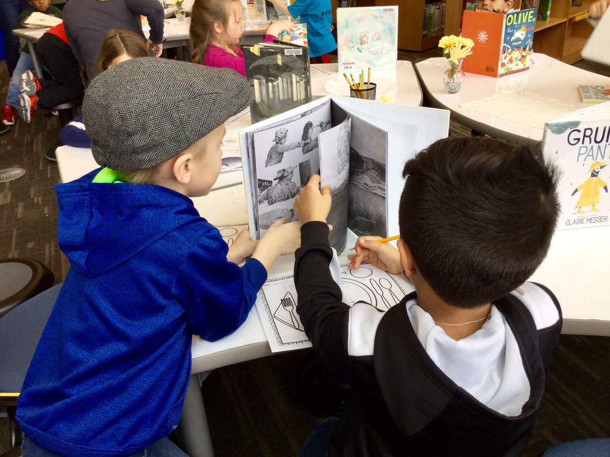 AGEGuffey's tweet photo. We launched our Narrative PBL w/ a Book Tasting! Our driving question is: “How can we, as authors, write a narrative story that entertains others?” @WSEWasescha @WSELibrary https://t.co/ctxk46VoS4