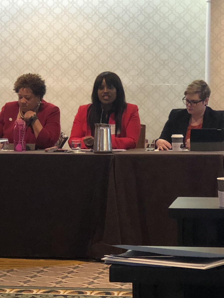 VoteGloriaJ's tweet photo. Sending a shout out from legislators supporting teachers at #SiXConference @CTULocal1. Thank you teachers, solidarity from a TN teacher/legislator! #RedforEd https://t.co/nHxwOFOihr