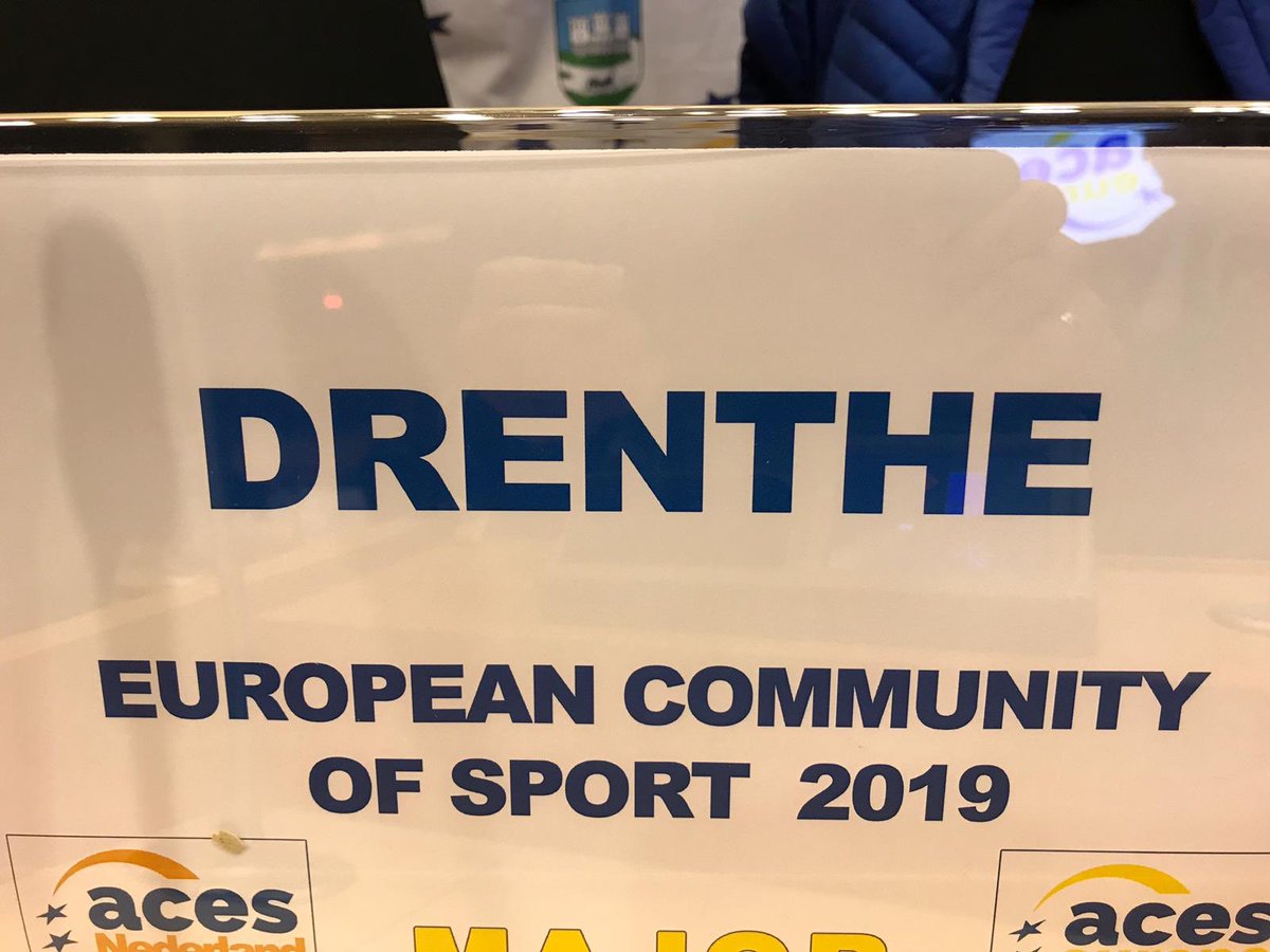 YEEEEAAAH!Drenthe is european community of sport#drenthesportregioeu