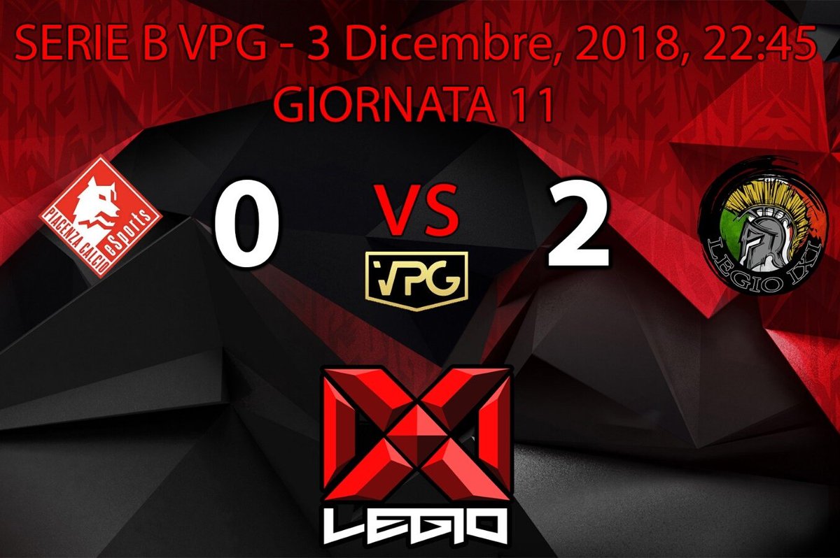 CiccianoeSports's tweet photo. 🎙🎮 RISULTATI
Lunedì 3/12/18
22:15 @FVPAeSport
Serie A 
#FortitudoFC vs @IXI_eSport 1 - 2

22:45 VPG
Serie B 
@PiacenzaCalcio vs #LEGIOIXI 0 - 2

FORMAZIONI
Martedì 4/12/18
22:15 FVPA 
Serie A 
#LEGIOIXI vs #FortitudoFC

22:45 VPG 
Coppa Italia
#LEGIOIXI vs #YellowEclipse  🎮🎙 https://t.co/bmUxgW7gkp