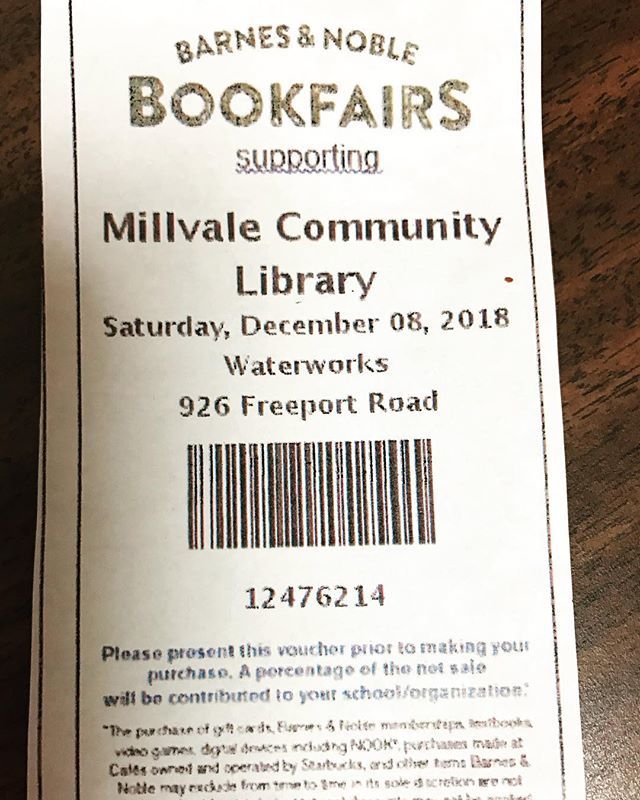 Millvale Library On Twitter Support Our Bookfair At Barnes And