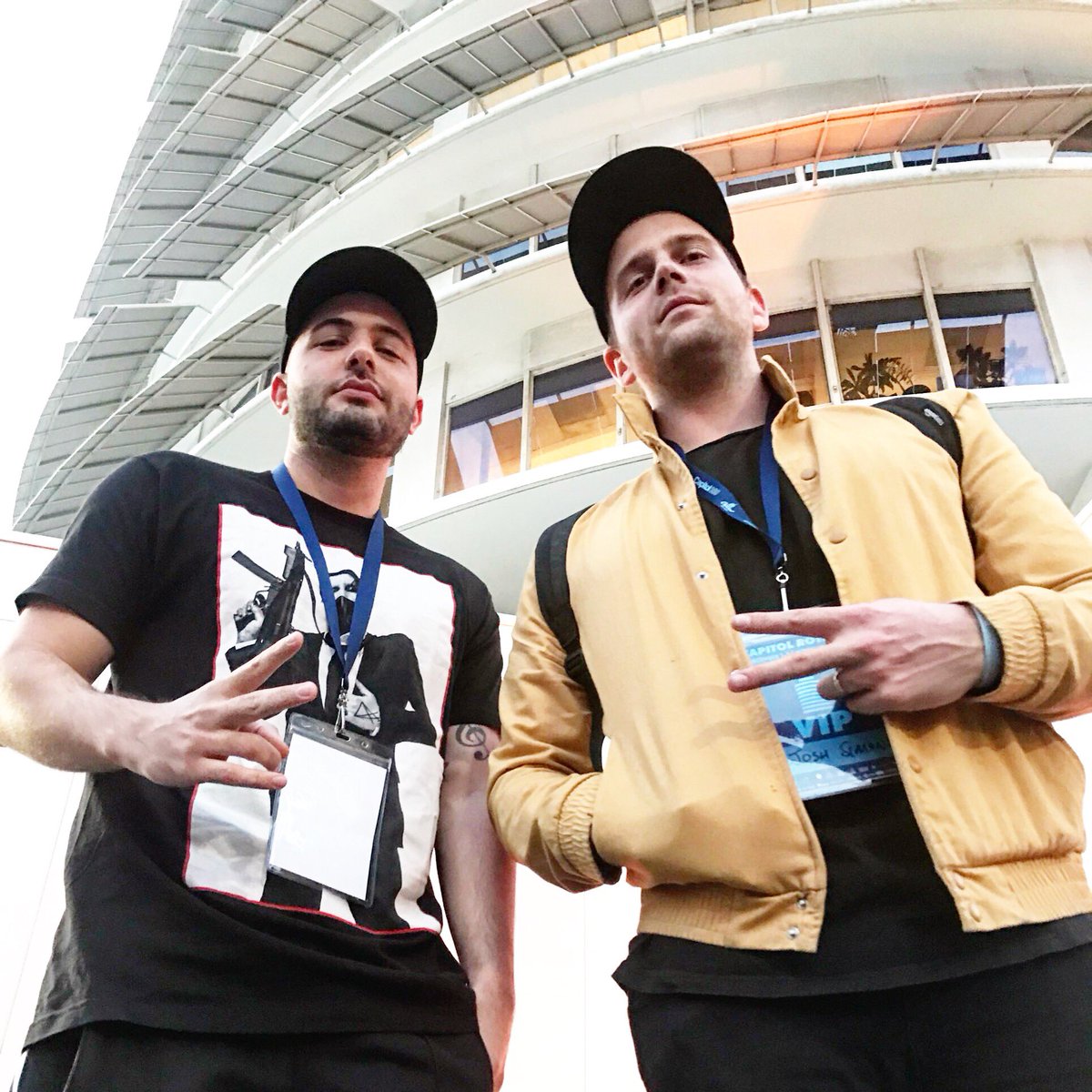 DigitalLA's tweet photo. Our friends @cybercodetwins won an award at the #CapitolRoyale music tech hackathon over the weekend that featured panels, startups, was live-streamed on Twitch, and final performance by Fortnite’s Ninja gamer. Our recap article https://t.co/EyT35mFwTj #Capitol360 https://t.co/oNZkDTXSix