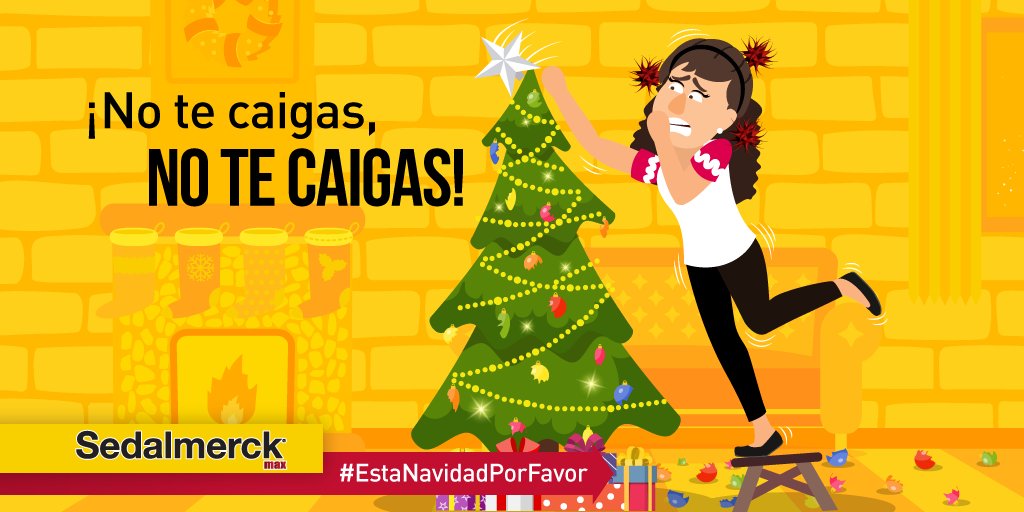 No tirar ni una esfera se convierte en todo un deporte cuando estás decorando el arbolito. Que #EstaNavidadPorFavor duren más que el recalentado.
