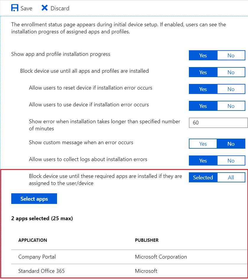 pvanderwoude's tweet photo. Nice! Choose which apps are tracked on the enrollment status page. Until these apps are installed, the user can't use the device. Great addition!
#MSIntune #Intune #EMS #Windows10 #WindowsAutopilot https://t.co/QwRB0yI7d2