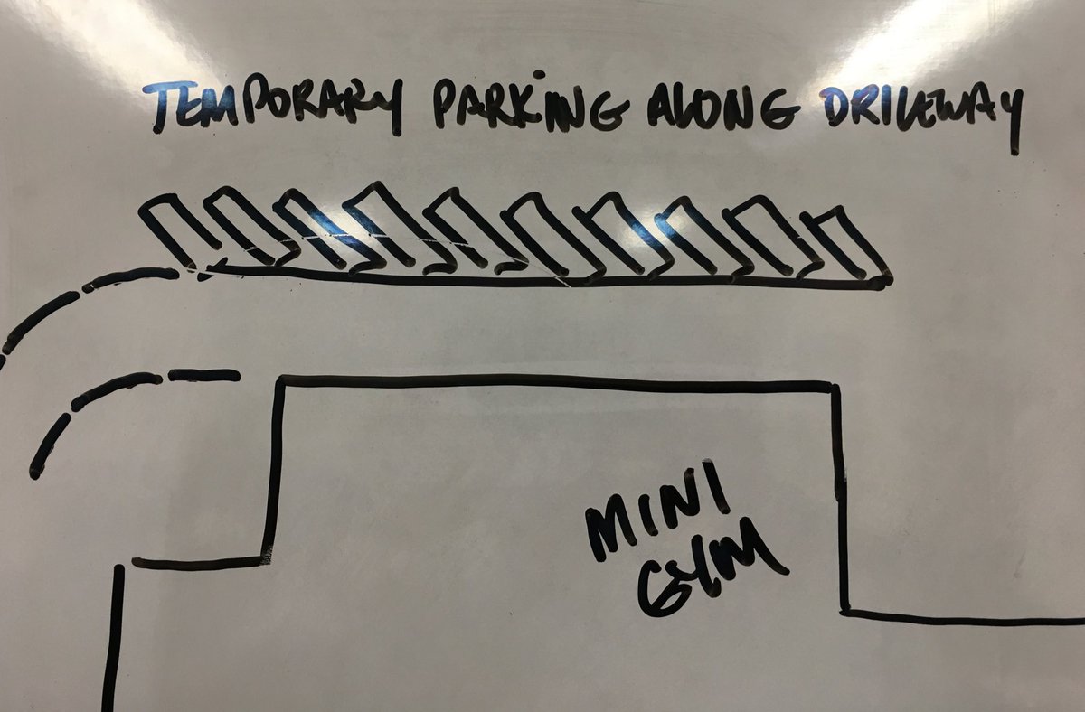 SeymourJonathan's tweet photo. Students who park in spaces 107-111,128-132 will be temp relocated just off the roadway behind the mini-gym tomorrow, this is due to some geotechnical site work that is required for the building project, l will be in the parking lot in the morning if you have questions, thanks! https://t.co/unKeoIJCrC