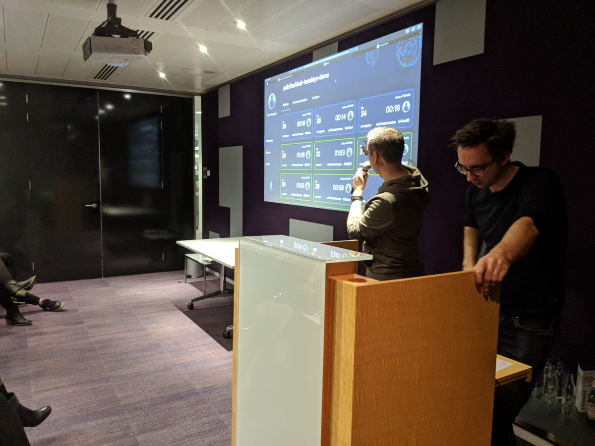 TechHub's tweet photo. Next at the #TechHubTuesday Demo Night @GrantThorntonUK is @sail_ci a continuous integration CI system that has unlimited concurrency🖥️ P.s. All languages are supported https://t.co/0OjZBeSwQT https://t.co/RkuITDY1Z6